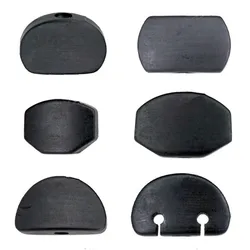 6Pcs Black Wood 6 Shapes Guitar Tuning Pegs Tuners Machine Heads Replacement Button Knobs Handle Cap Tip With Screws