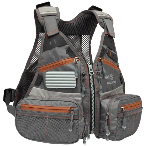Bassdash FV09 Fly Fishing Vest for Youths Kids Adjustable Size with Multiple Pockets Trout Bass Fishing Gear