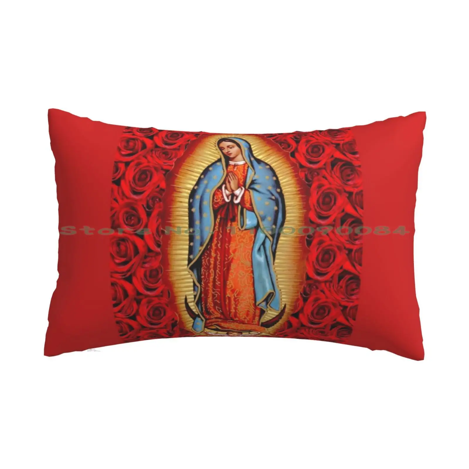 Virgen De Guadalupe Pillow Case 20x30 50*75 Sofa Bedroom Love Medicine Nurse Illness Health Pill Heart Syringe Plaster Long