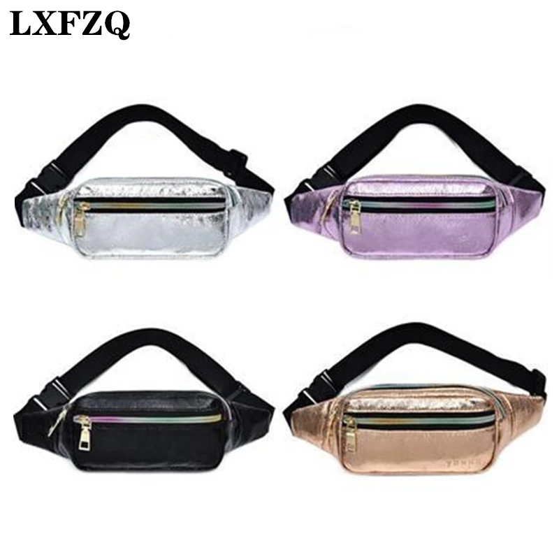 Waist Pack Women Fanny Pack Motorcycle Leg Bag Laser Belt Bag Bolsa Feminina Fashion Waist Bag Purse Wallet Pochete Chest Bag