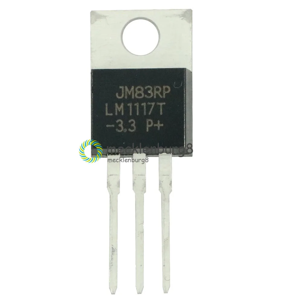 10pcs LM1117T-3.3 LM1117T LM1117 Low Dropout Voltage Regulator 3.3V