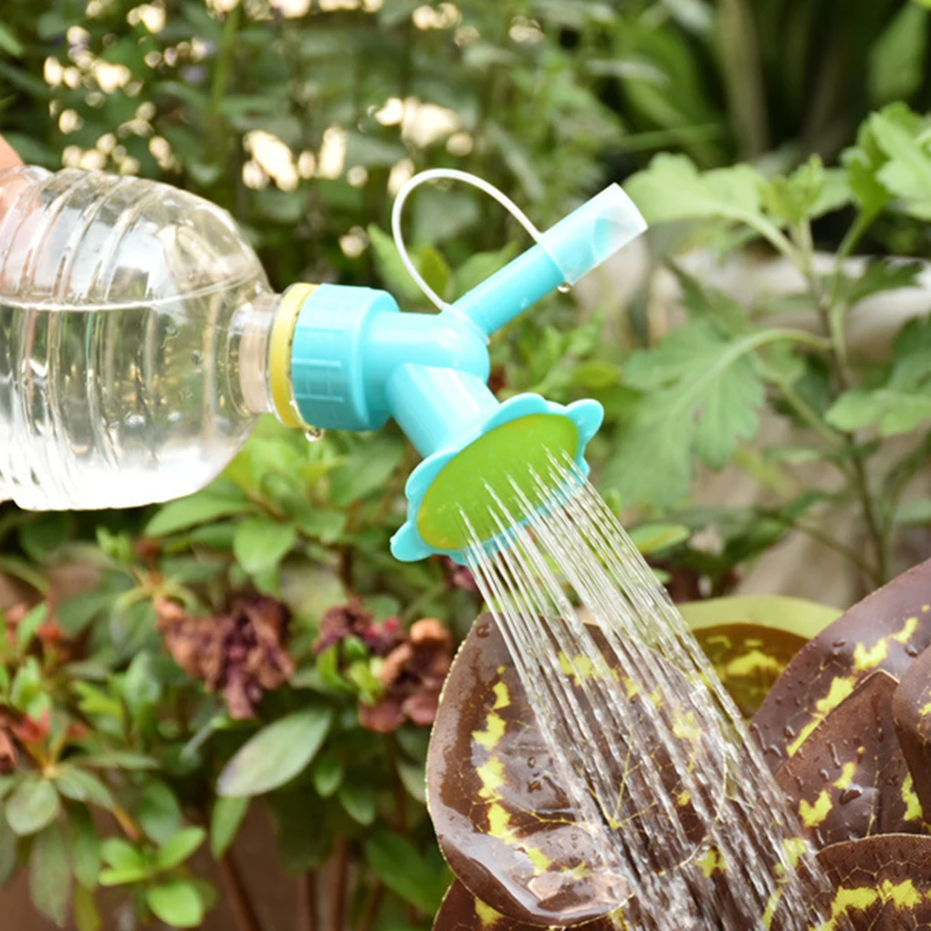 2 In1 Watering Sprinkler Nozzle For Flower Waterer Bottle Watering Can Sprinkler Plant Irrigation Easy Tool Garden Plant Can Cap