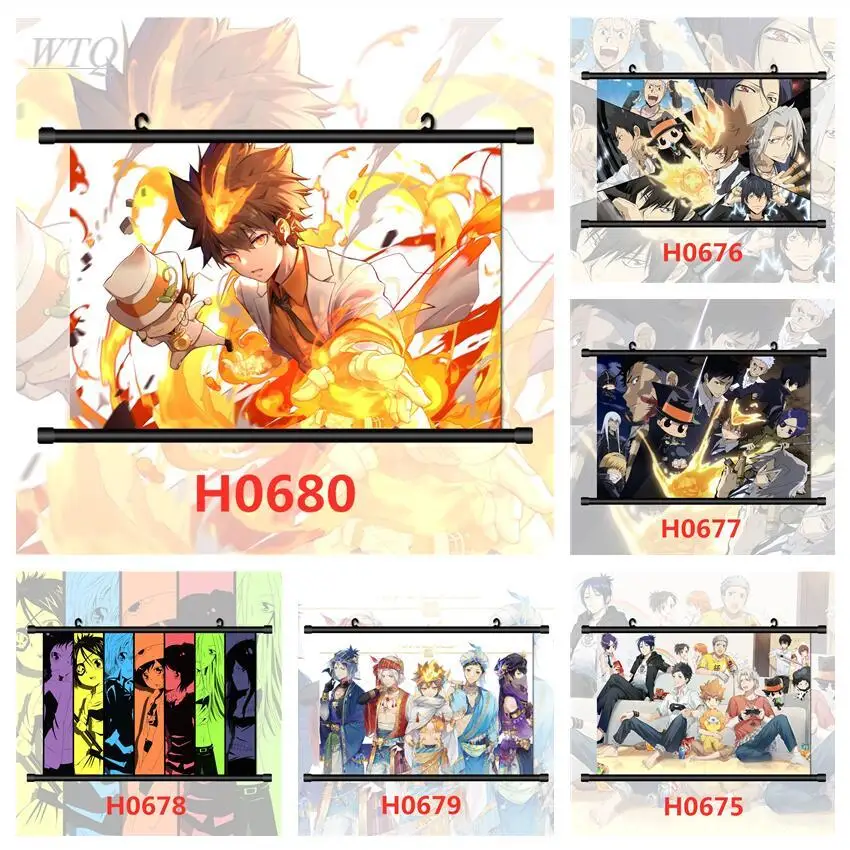 Katekyo Hitman Reborn! Vongola Family Anime Posters Wall Poster Canvas Painting Wall Decor Wall Art Picture Home Decor Room Deco