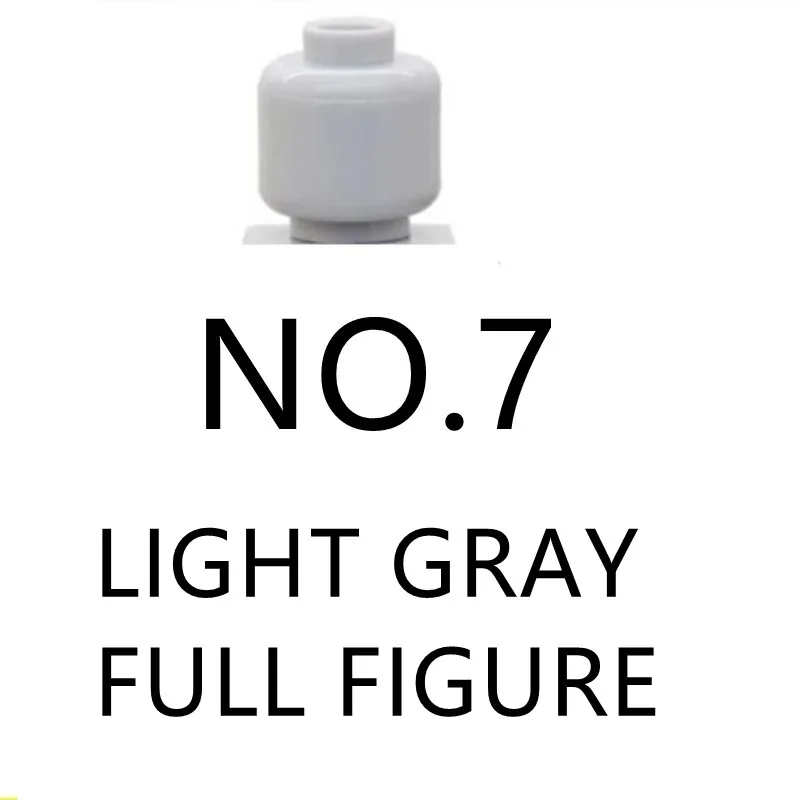 40pcs/Lot Blank No Printing Mini Figure Building Block Toys 40 Colors Collection DIY Painting Mini Block Eductional Gifts Toys