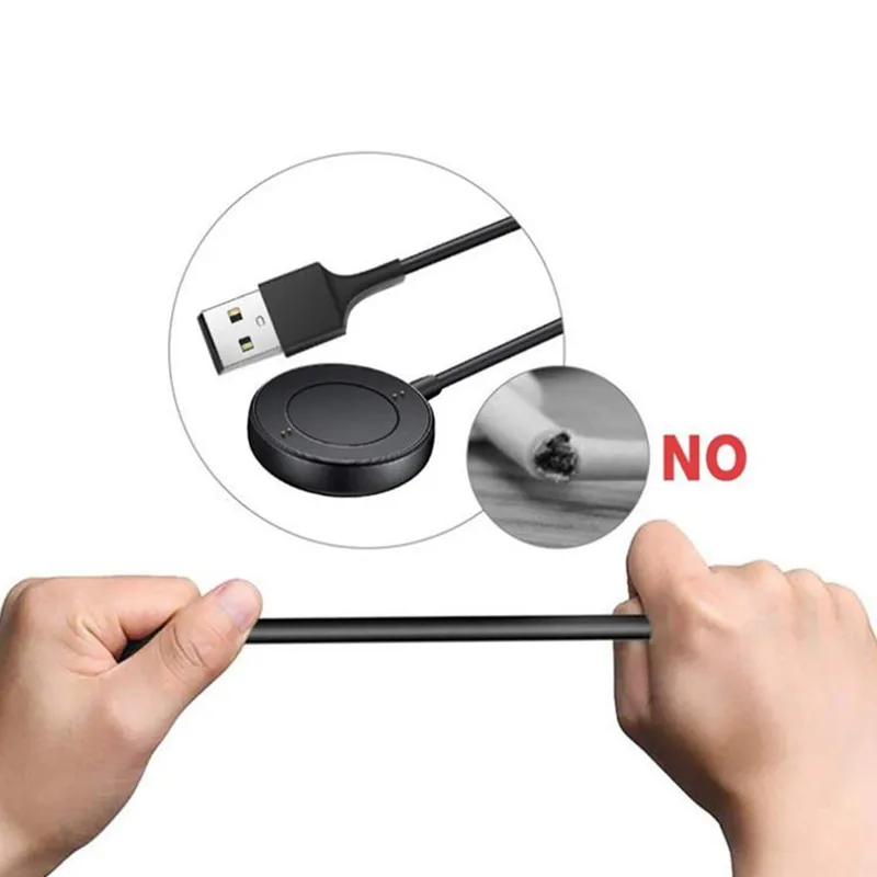 5 فولت 0.5A جهاز شحن لاسلكي شاحن المغناطيسي مع 1 متر كابل ل فوسيل الجنرال 4 5 مايكل كورس المدرج الساعات استبدال أجزاء #4