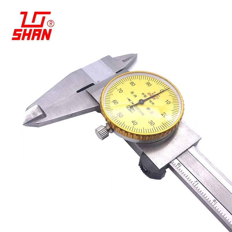 Dial calipers 0.01mm High precision stainless steel vernier with table caliper 0-150 0-200 0-300 mm caliper dial vernier caliper