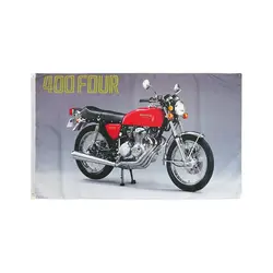 90x150cm 400 Four HONDA Large Banner Motorcycle Flag