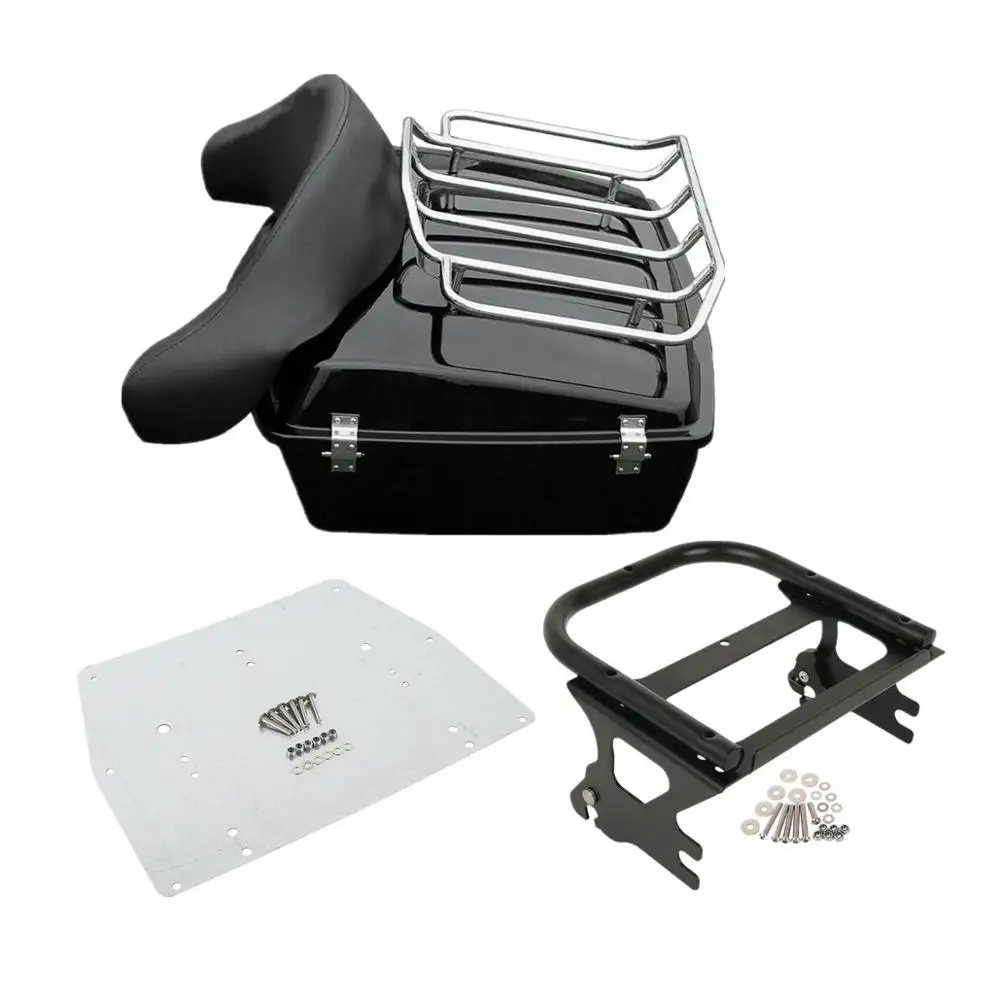 

Motorcycle Chopped Pack Trunk Luggage Rack For Harley Tour Pak Touring Road King Street Glide Road Glide 1997-2008