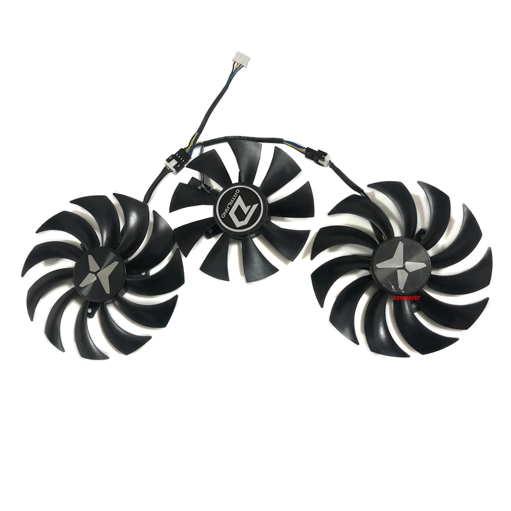 3Pcs/Set,GAA8S2U GA91S2H,Video Card Fan,GPU Cooler,For Dataland RX5600 6G X,dataland RX 5600 5700 XT X,Graphics Cards Cooling