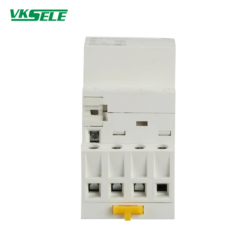 BCH8-20 VCT-20 4 pole Modular Wiring Diagram 4NO Electrical 4P 20A VCT Din Rail Contactor