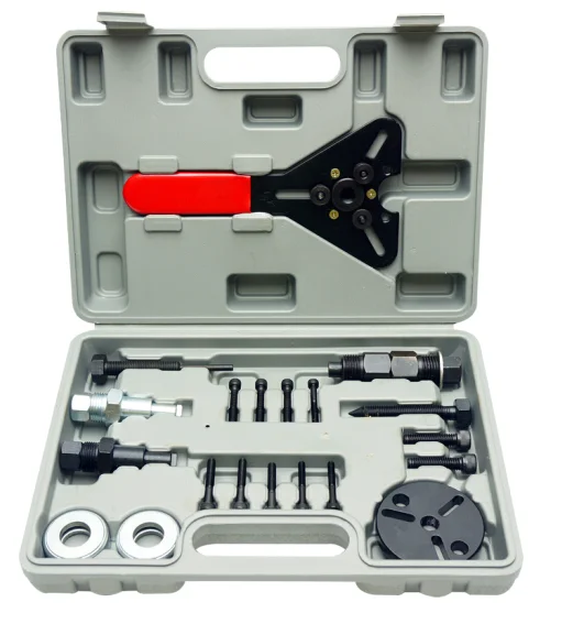 

CAR AIR CONDITIONING Repair Tool Wrench AC Compressor Clutch Remover Tool Kit Hub Puller Auto Tools car accessories