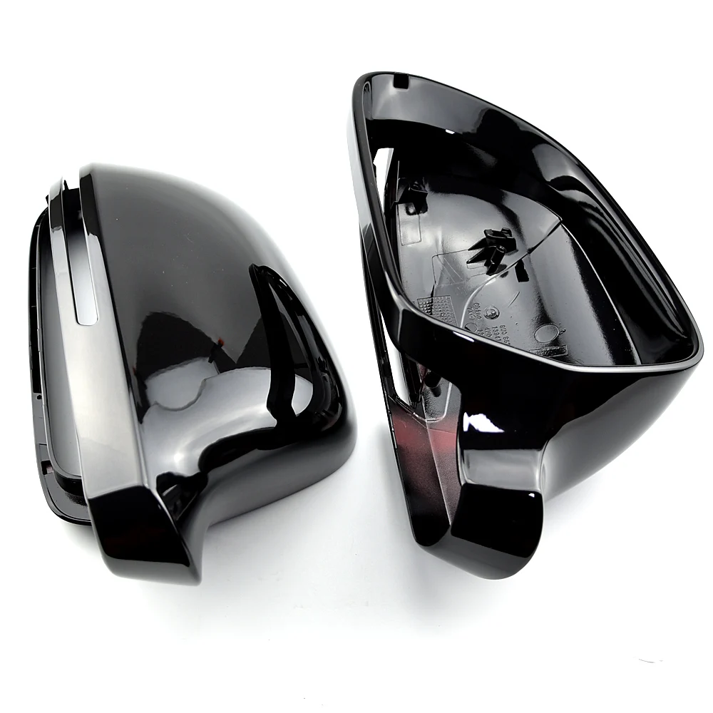 For Audi A4 B8 A6 C6 A5 8T Q3 A3 8P Real Carbon Fiber Mirror Cover Rearview Side Mirror Cap S Line