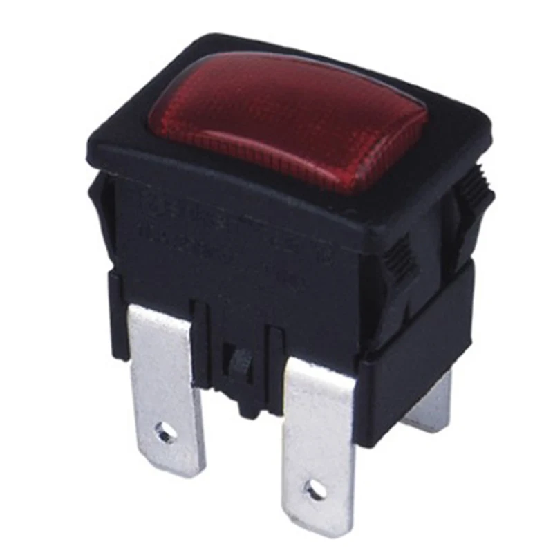 2Pcs Red 4 Pins 16A… - image