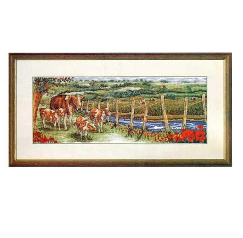 

ZZ4404 For Needlework Kit NOT PRINTED Cross Stich Painting Set Cross Stitch Kits Cross-stitch Embroidery Set Stitch Kits Cross