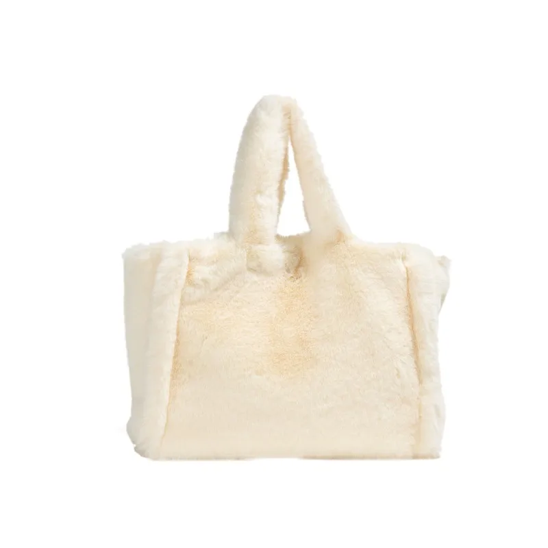 

Cute Fashion Plush Bag Winter Faux Fur Bag Tote Large Small Banquet Ladies High-quality Shoulder Bag Bolsa Feminina