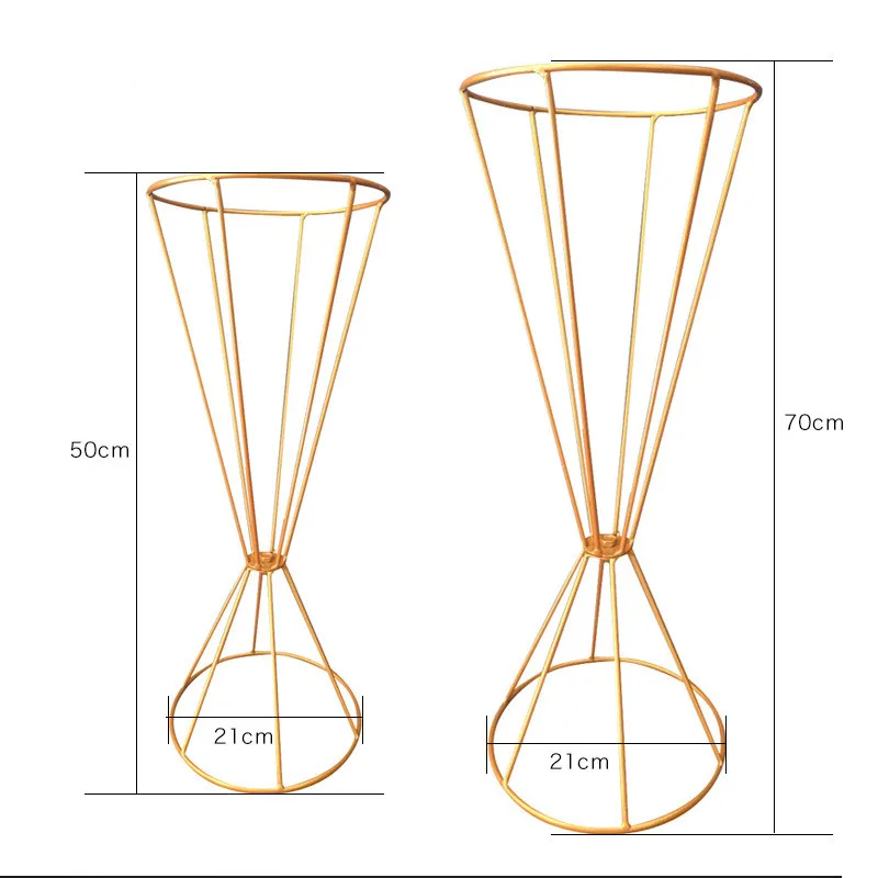 50\\70CM Wedding road lead flower stand table center decoration wedding vase pre-function area decoration