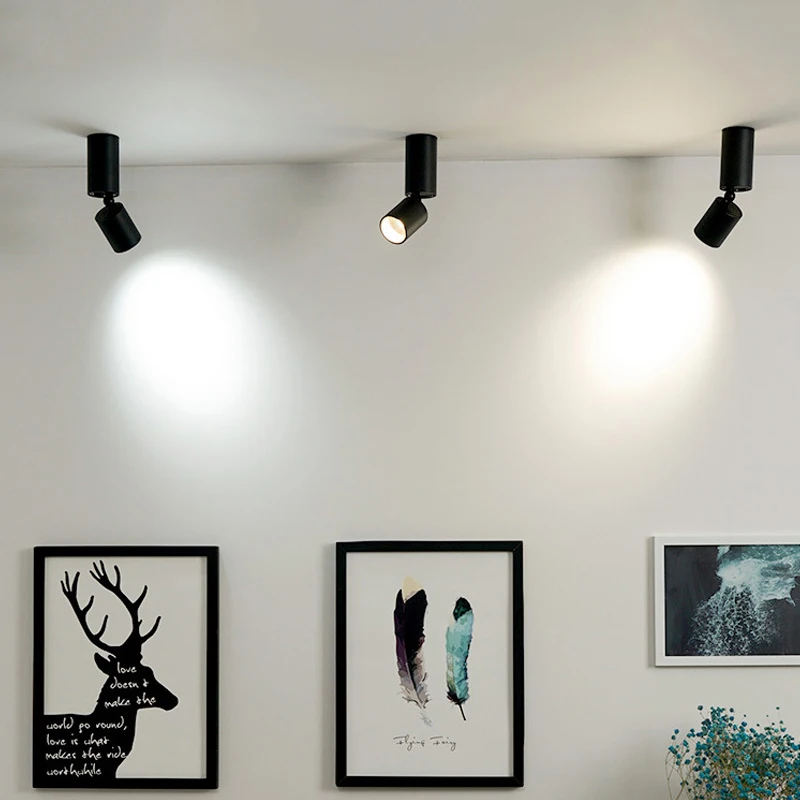 Modern Rotatable LED Ceiling Light 3W/5W/7W LED Surface Mounted Ceiling Lamp For Livingroom Diningroom Bar Shop AC85-265V