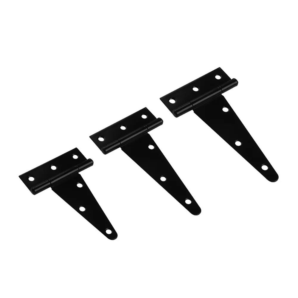 

1Pcs Wooden Door Fence Hinge Baked Black, T-shaped Hinge, Packaging and Transportation Box, Mechanical Equipment Bearings