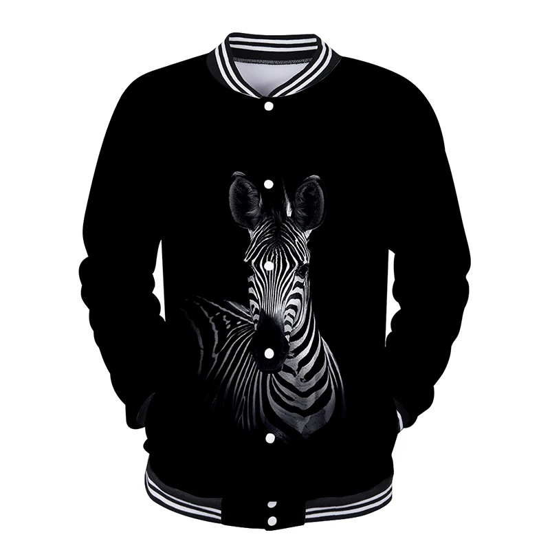 New 3d Baseball Jacket Coat Animal Zebra and Horse Costume Men Women Hoodie Sweatshirts Long Sleeve Cool 3D Hoodies Jackets Tops