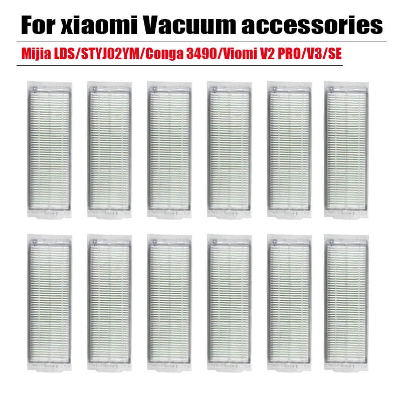 Washable HEPA filter for Viomi V3 V2pro SE vacuum cleaner accessories replacement Xiaomi Mijia Robot LDS STYJ02YM spare parts