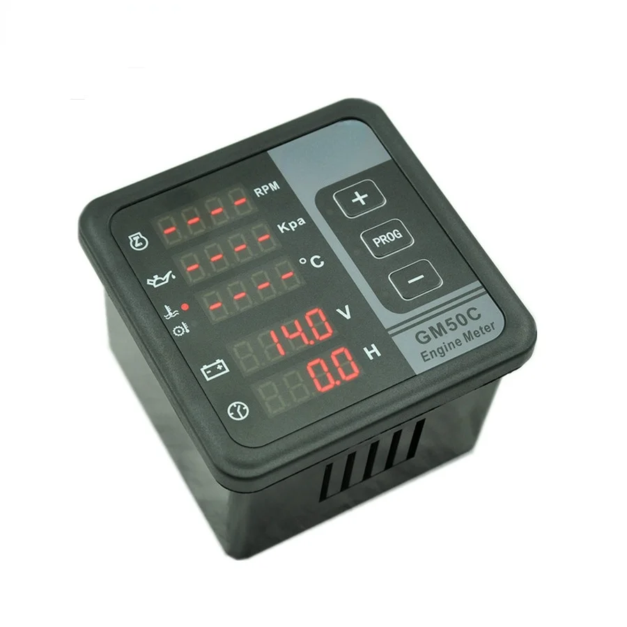 Diesel Engine Meter 8V 12V 24V 36V Gauge Water Oil Temperature Pressure Voltage Fuel Level Hour Meter Gauge