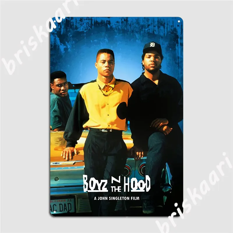 Boyz N The Hood Poster Metal Plaque Club Home Vintage Mural Painting Pub Garage Tin Sign Poster