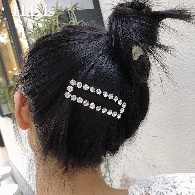 New Popular Shiny Rhinestone Elegant BB Clip Hairpin Women Girls Hair Clip Pin Barrettes Accessories Hairclip Hairgrip Headdress