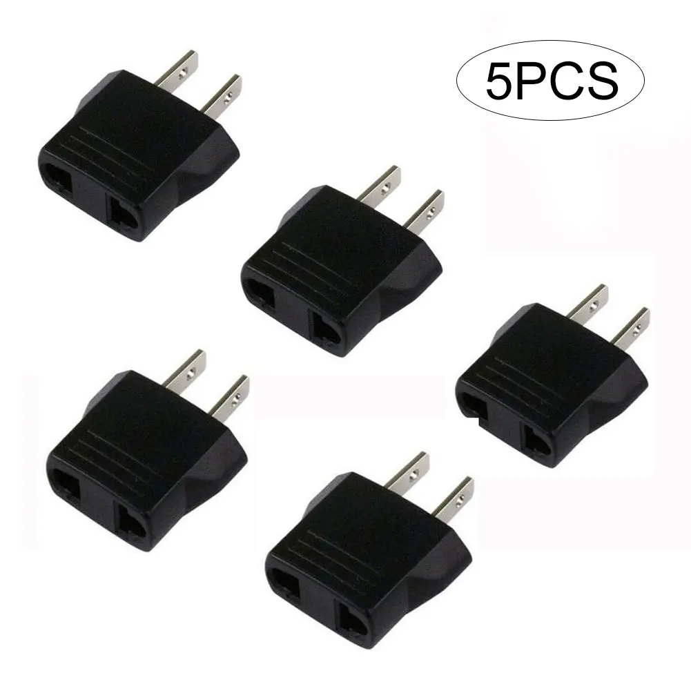 Adaptador de Viagem Plugue Conversor, 110V a 220V, 5Pcs