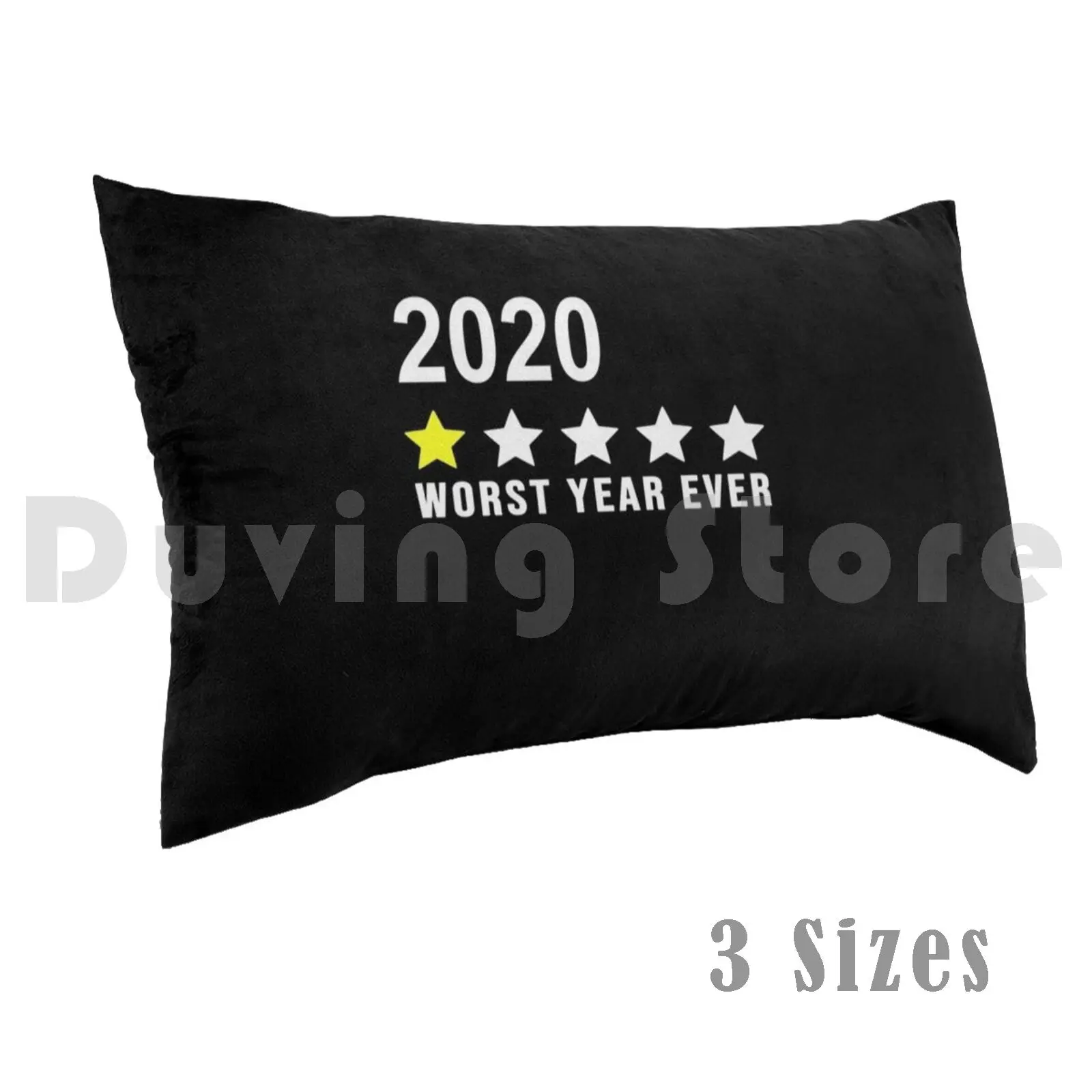 2021 Worst Year Ever Pillow Case Printed 35x50 2021 One Star Very Bad 2021 One Star 2021 One Star Rating 2021