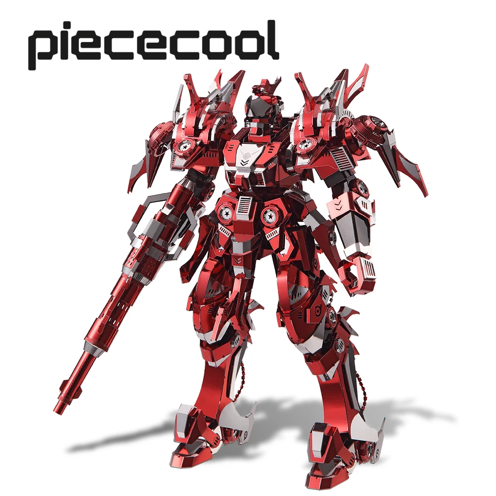 

Piececool 3D Metal Puzzle -RED THUNDER Model Building Kits Jigsaw Toy ,Christmas Birthday Gifts for Adults