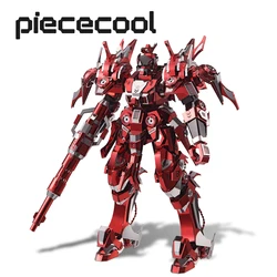 Piececool 3D 금속 퍼즐-레드 썬더 모델 빌딩 키트, 직소 장난감, 성인용 크리스마스 생일 선물