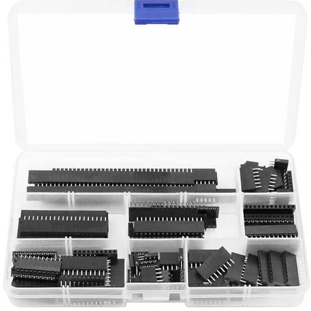 

120 pces 2.54 6 p/8 p/10 p pino 2.54mm empilhável longo pernas femal encabeçamento para arduino escudo 2*3 p 2x3 p conector kit