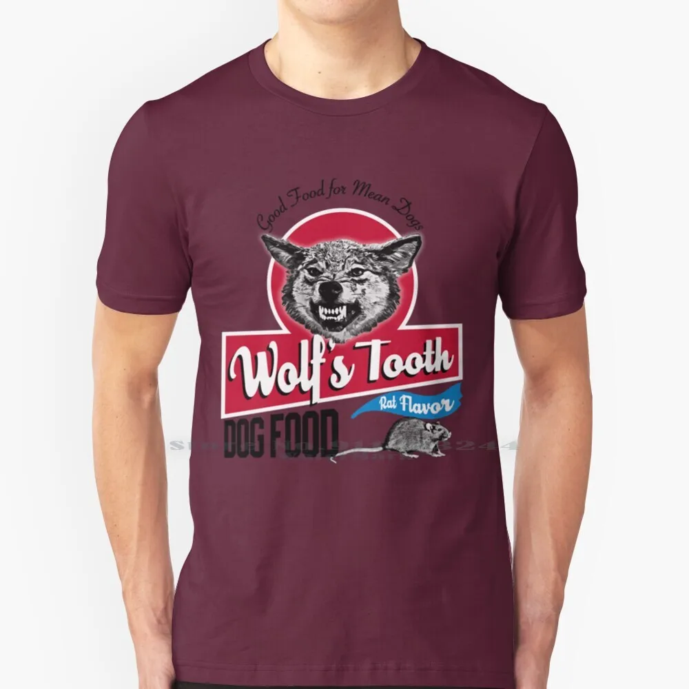 Wolf's Tooth Dog Food T Shirt Cotton 6XL Wolfs Tooth Dog Food Once Upon A Time In Rat Flavored