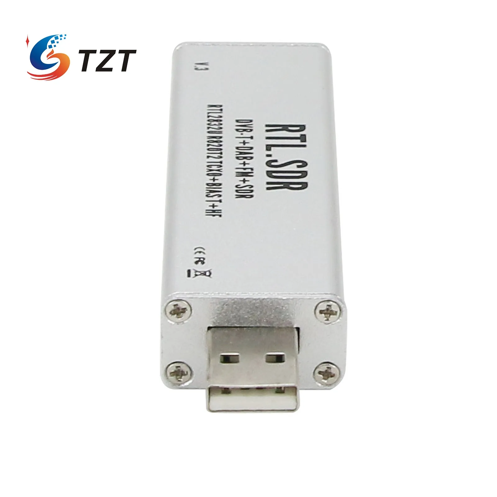 TZT 0,1 МГц-1,7 ГГц TCXO стабильный полный диапазон для RTL SDR приемника Полный комплект с антенной авиационный диапазон ADSB