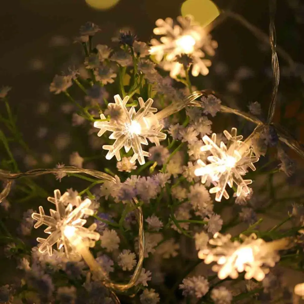 Bajkowe oświetlenie bożonarodzeniowe oświetlenie led zewnętrzne wewnętrzne łańcuchy świetlne nowy rok wakacje baśniowa dekoracja guirlande lumineuse led