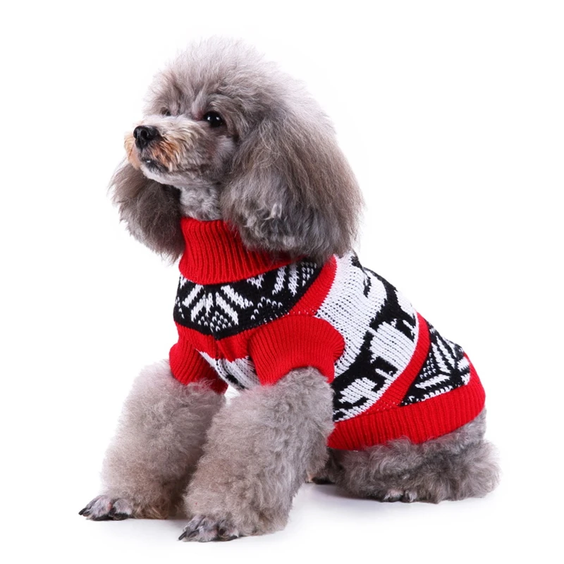 Christmas Pet Cat Clothes For Puppy Dog Sweater Cat Clothing For Pet Dogs Coat Chihuahua Jacket knitted Halloween Cat Sweater 35