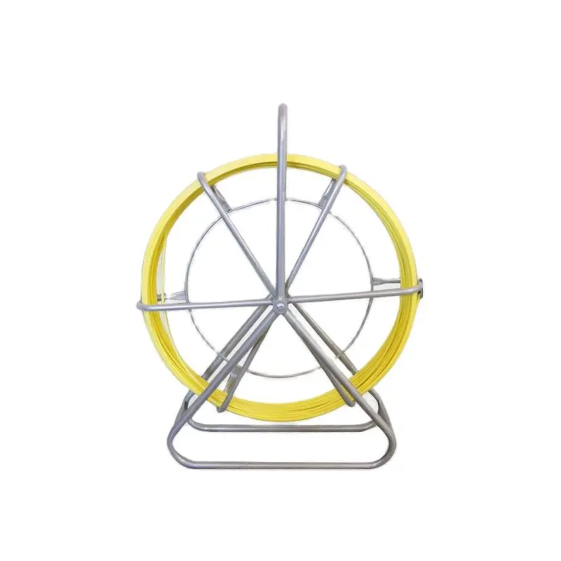 6*100M Fiberglass Duct Rodder Fish Tape Continuous Reel Wire Cable Running Puller Rod Lead Wire