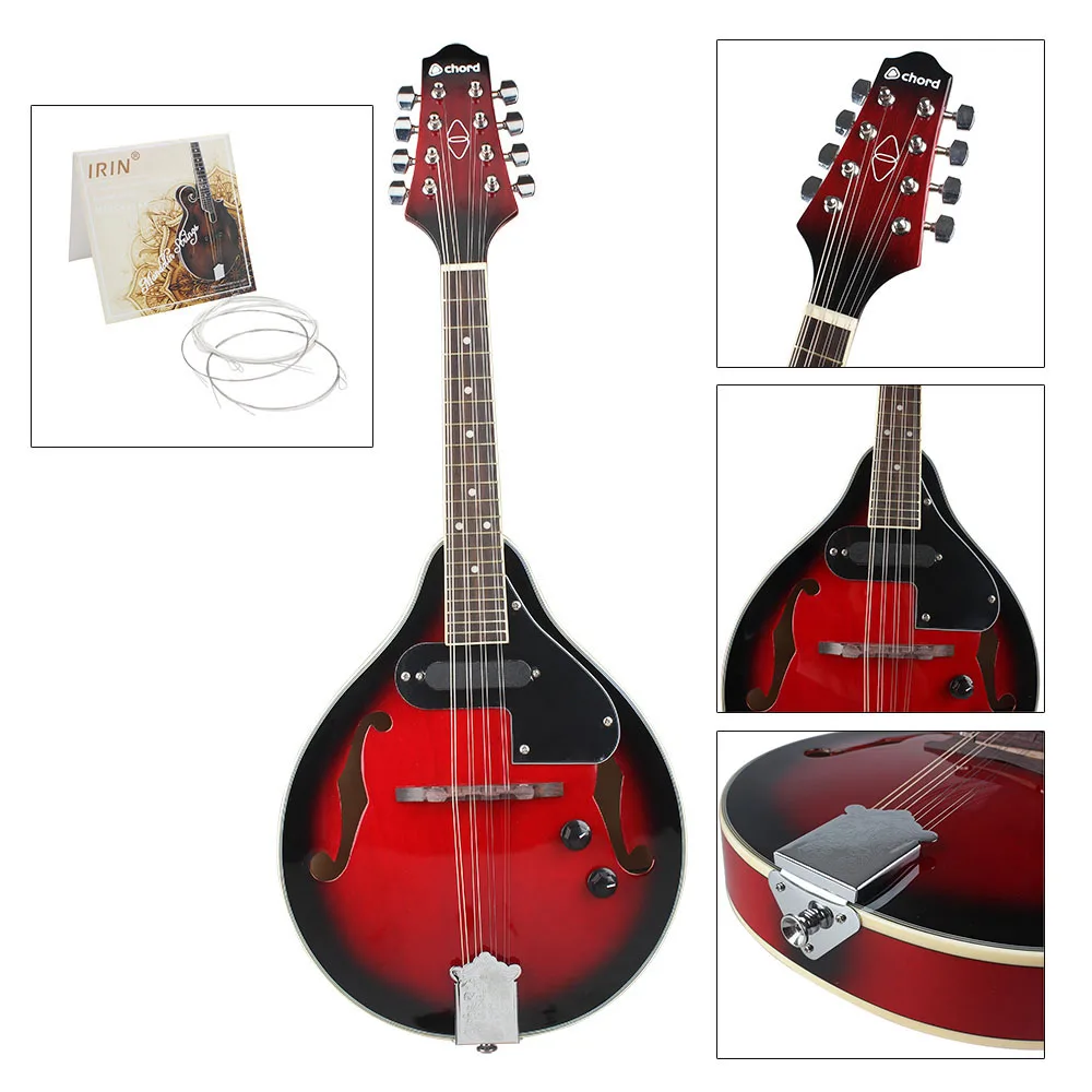 8-teiliges Mandolin-Saiten-Set aus vergoldetem Stahl, versilbert, Kupferlegierung umsponnen, E/A/D/G, Mandoline-Teile, Zubehör für Saiteninstrumente – Detail 10