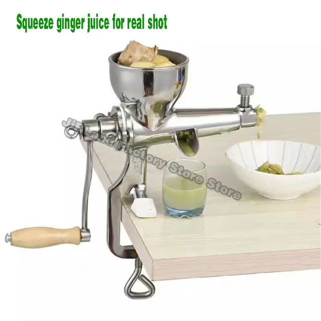 304 stainless steel manual juicer Extract ginger juice machine press Original machine Hand operated fruit and vegetable juicer AliExpress 6