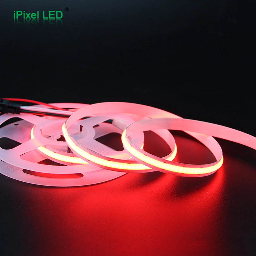 Imagem -04 - Digital Cob Led Strip Lights Luzes Endereçáveis Flex Dc5v Sk6805