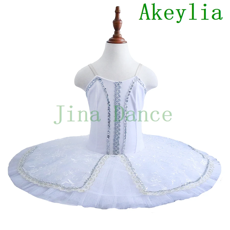 White Professional Ballet Tutu For Children Girls Pre-Professional Classical Ballet Dance Costume Dress Swan Lake Ballet Dance