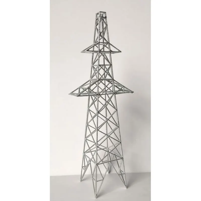 1:87 Ho Scale DIY High-Voltage Line Tower Model Power Grid Power Facilities Power Supply Bureau Construction Scenery Funny Toys