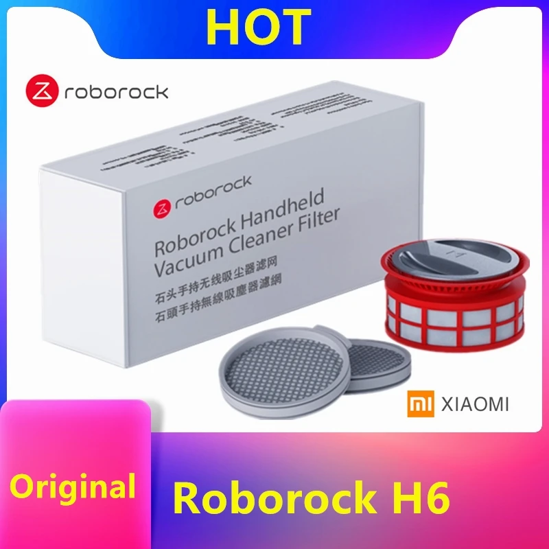 Filtro HEPA para aspiradora Roborock H6,  de mano inalámbrica, filtro 