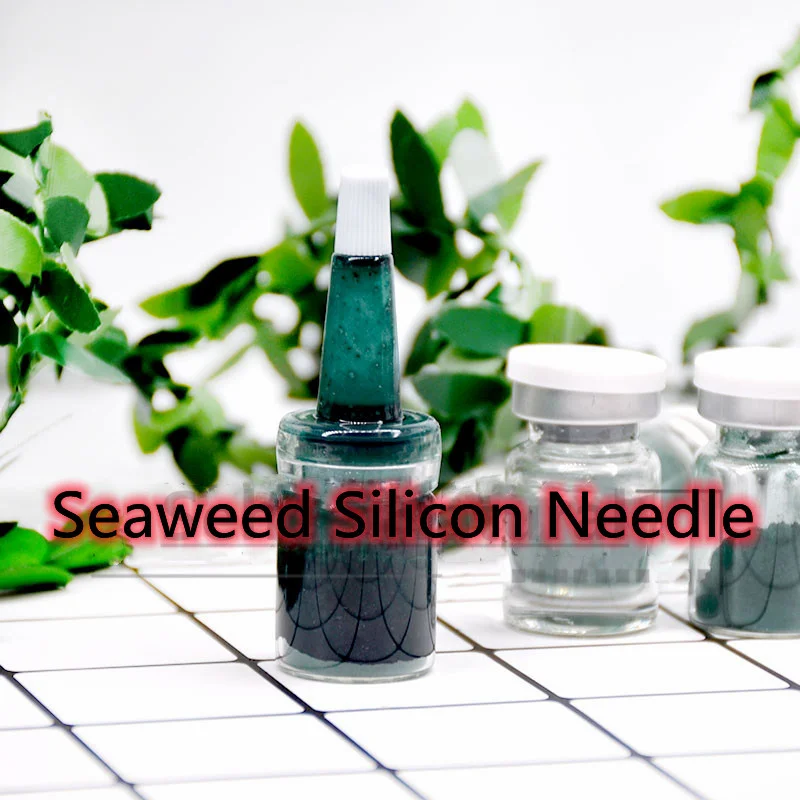 4pairs  Plant Sponge Seaweed Silicon Needle-free Rejuvenation Skin Care Set Combination To Improve Skin