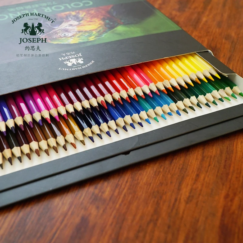 72 Colors JOSEPH Colored Pencils Set Carton Oily Colour Pencils for Drawing Kids Colouring Pencil Rainbow Crayons Art Buntstifte