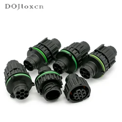 1/5/10/20 Set 2 3 4 6 7 PIn Round HOWO A7 Odometer Speed Sensor Black Male Female Plug Sealed Wiring Connector 967650-2 967650-1