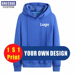 Fashion Hoodie Custom Logo Print Autumn Winter Sport Sweatershirt Brand Men And Women Embroidery Pictures Tops ONECOOL