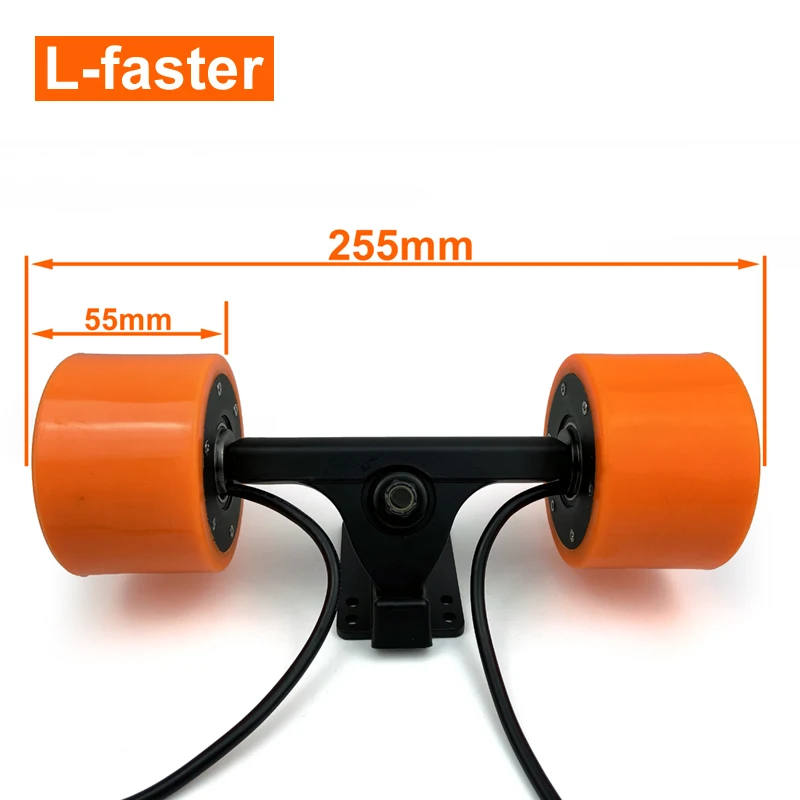 L-faster 4WD Electric 4 Wheels Skateboard Hub Motor Conversion Kit For Electronic Longboard Four 90mm Motor Wheel Drive Remote