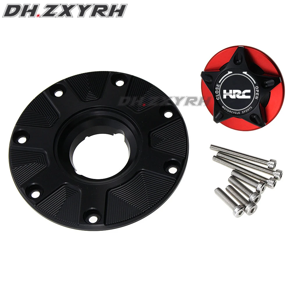Motorcycle Accessories CNC Aluminum Fuel Gas Tank Cap Keyless Cover For HONDA HRC CBR600RR CBR1000RR CBR 600 1000 RR 2003 -2007