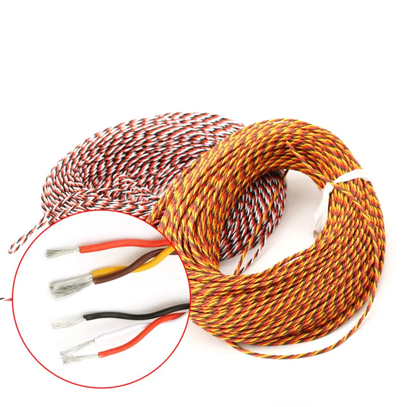 

5 Meters 16 feet 26AWG/22AWG JR Futaba Servo Extension Cable Wire 30/60 Cord Lead Extended Wiring for RC DIY Accessories